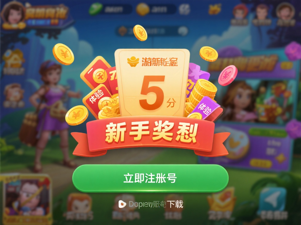 下载完成后，你可以立即注册账号并领取新手福利。这些